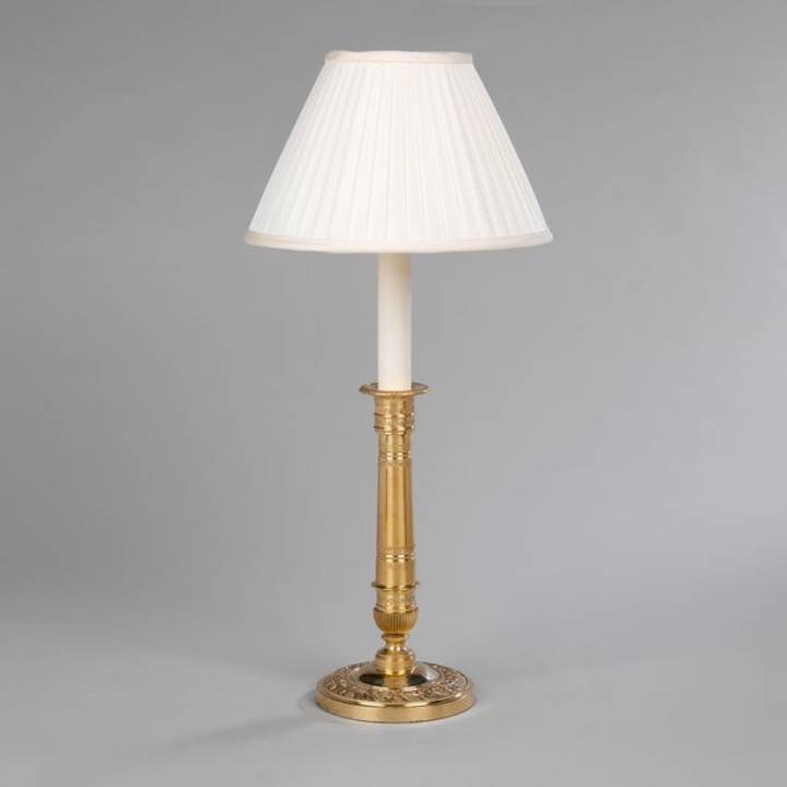 Picture of DIRECTOIRE CANDLESTICK TABLE LAMP, BRASS