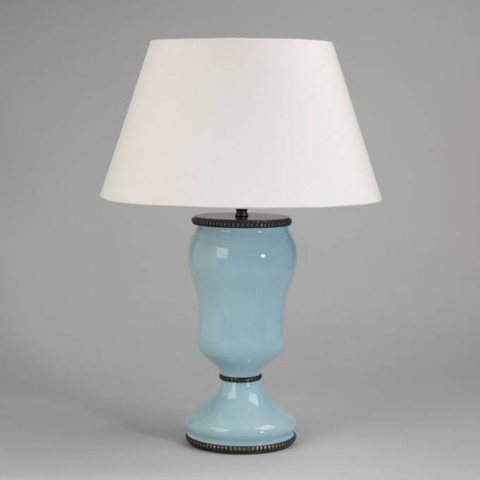 Picture of MENERBES TABLE LAMP, DUCK EGG