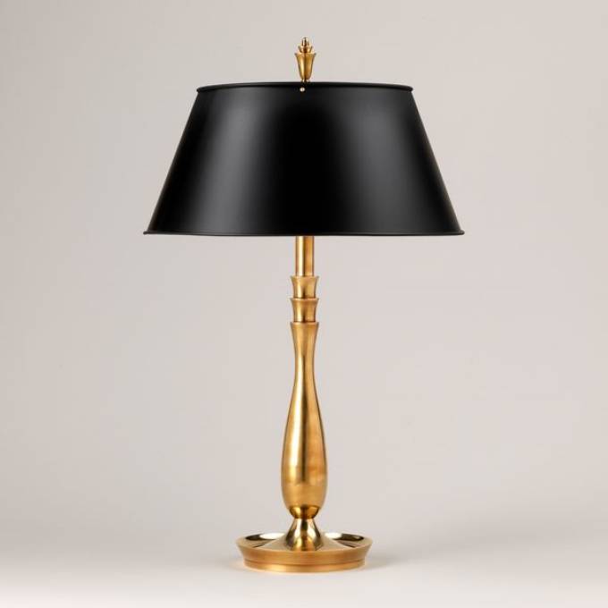 Picture of CHINON BOUILLOTTE, BRASS, BLACK SHADE