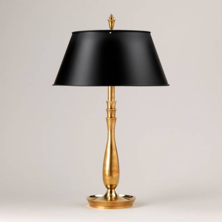 Picture of CHINON BOUILLOTTE, BRASS, BLACK SHADE