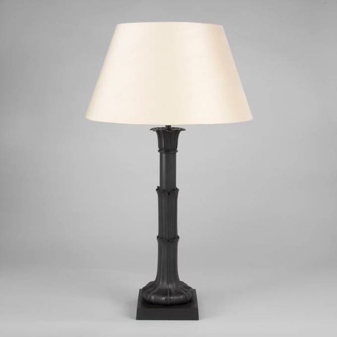 Picture of LOTUS LEAF COLUMN TABLE LAMP, BRONZE