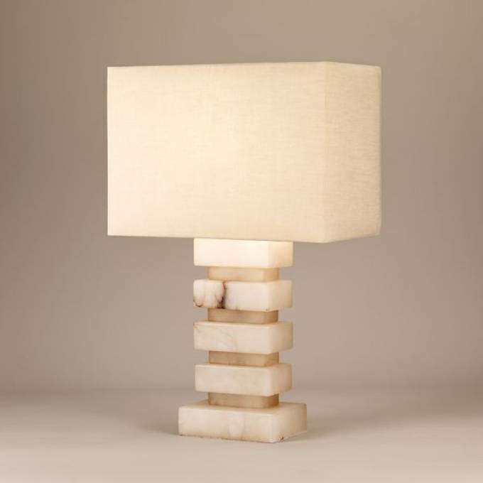 Picture of CARTAGENA ALABASTER TABLE LAMP