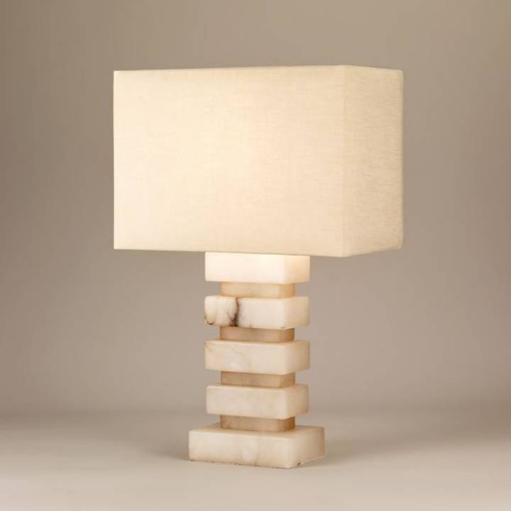 Picture of CARTAGENA ALABASTER TABLE LAMP