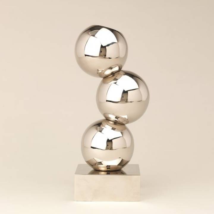 Picture of BUCKLAND UPLIGHTER LED, NICKEL.  MR16 BULB INCLUDED