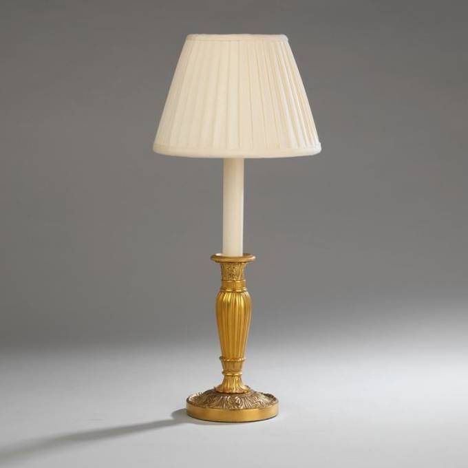 Picture of MALMAISON CANDLESTICK TABLE LAMP, GILT