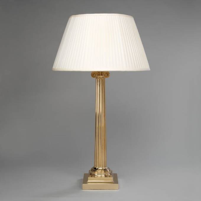 Picture of IONIC COLUMN TABLE LAMP, BRASS