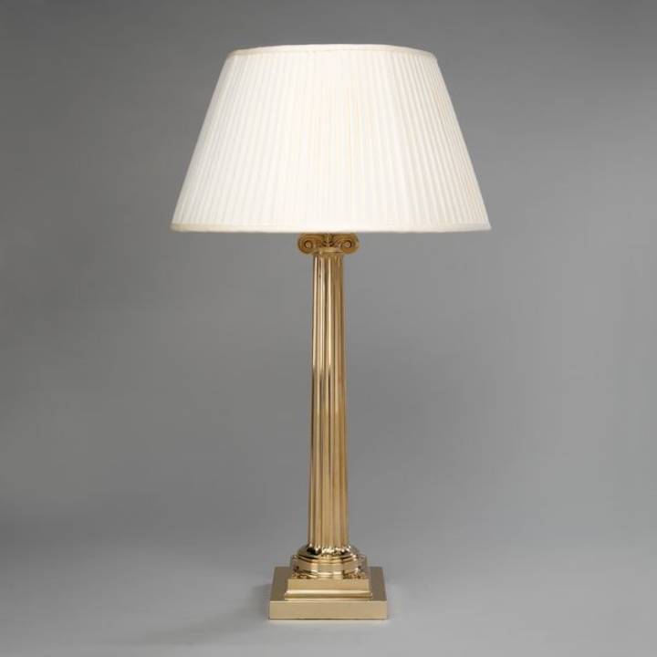 Picture of IONIC COLUMN TABLE LAMP, BRASS