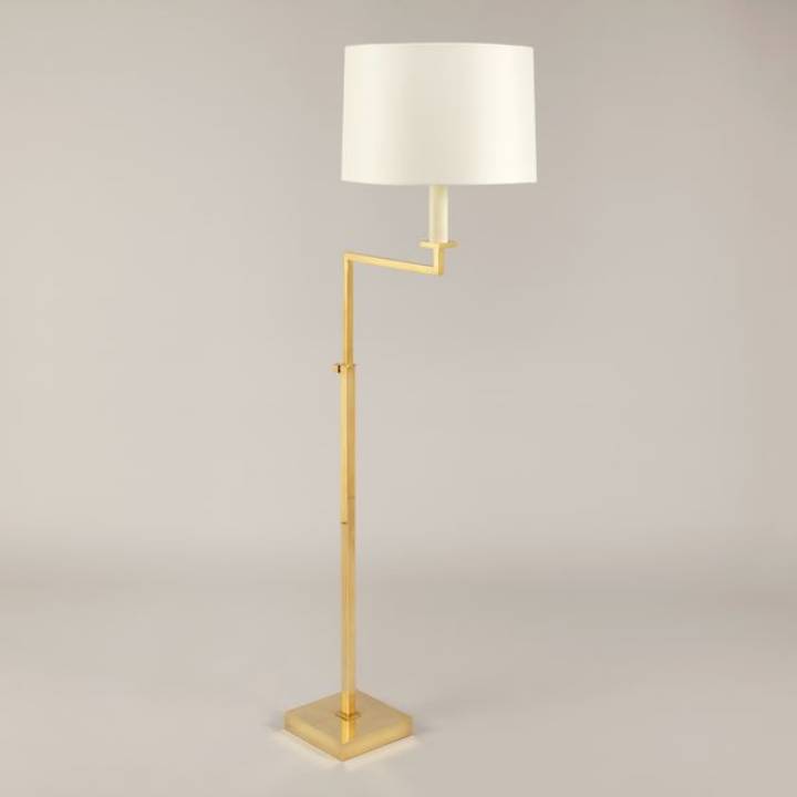 Picture of LUDLOW ADJUSTABLE FLOOR LAMP, BRASS