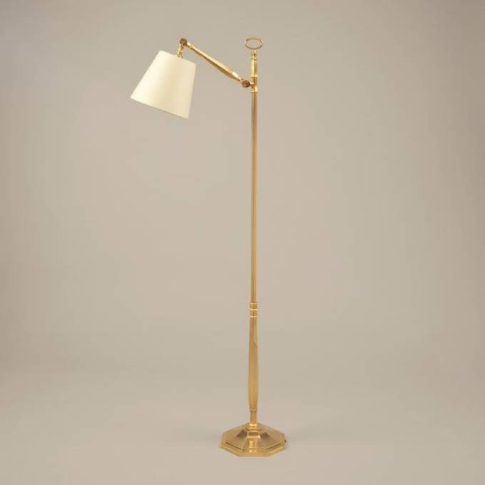 Picture of TAVISTOCK FLOOR LAMP WITH ADJUSTABLE ARM, BRASS