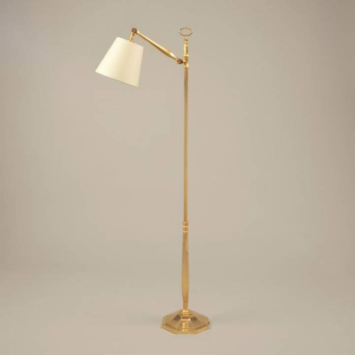 Picture of TAVISTOCK FLOOR LAMP WITH ADJUSTABLE ARM, BRASS