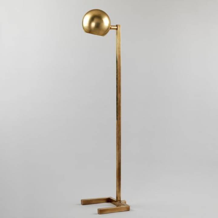 Picture of TALL SAVONA FLOOR LAMP, BRASS
