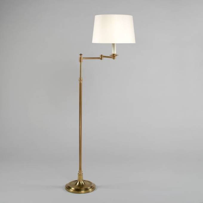 Picture of SHERBORNE ADJUSTABLE FLOOR LAMP, BRASS