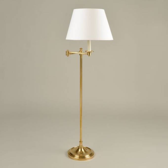 Picture of NEWPORT SWING ARM FLOOR LAMP, BRASS