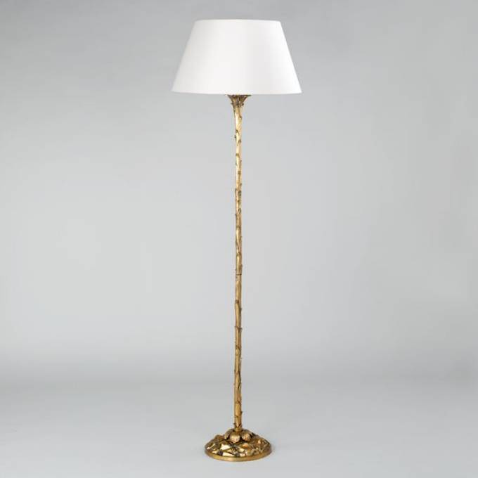 Picture of FRENCH ACANTHUS FLOOR LAMP, BRASS