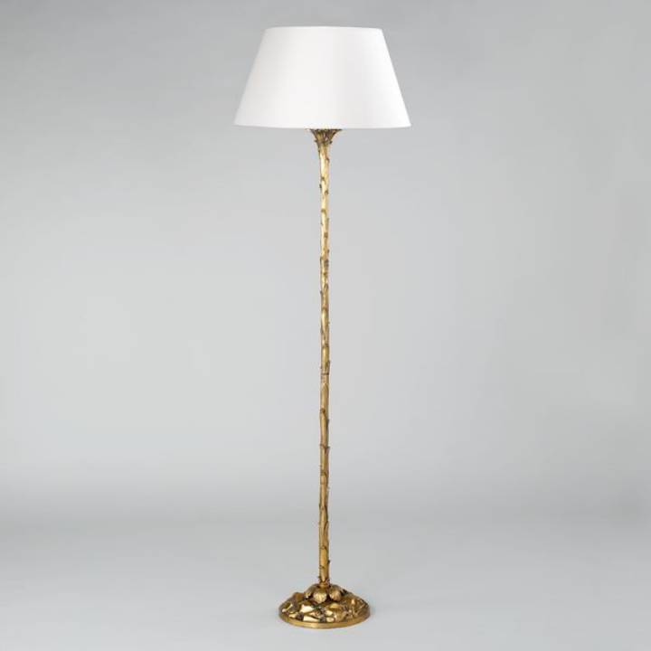 Picture of FRENCH ACANTHUS FLOOR LAMP, BRASS