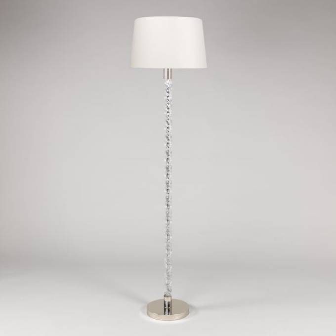 Picture of TIGNES GLASS FLOOR LAMP, NICKEL BASE