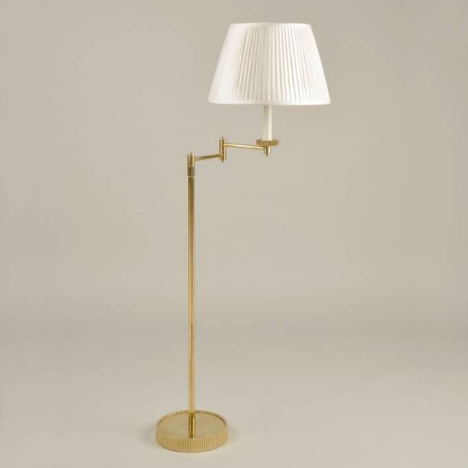 Picture of GRAFTON SWING ARM FLOOR LAMP, BRASS