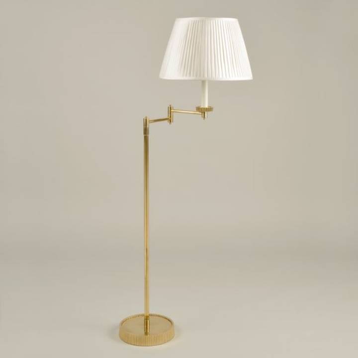 Picture of GRAFTON SWING ARM FLOOR LAMP, BRASS