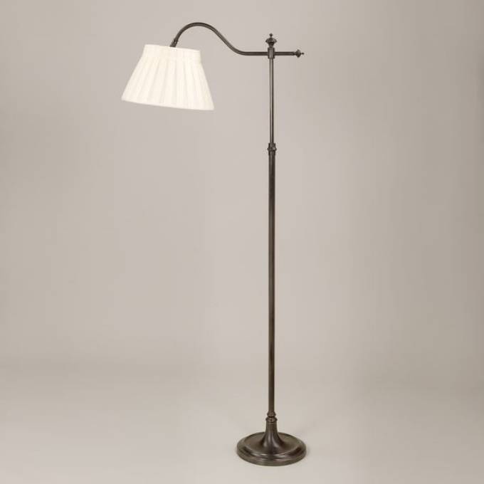 Picture of MELROSE ADJUSTABLE SWAN NECK FLOOR LAMP, BRONZE