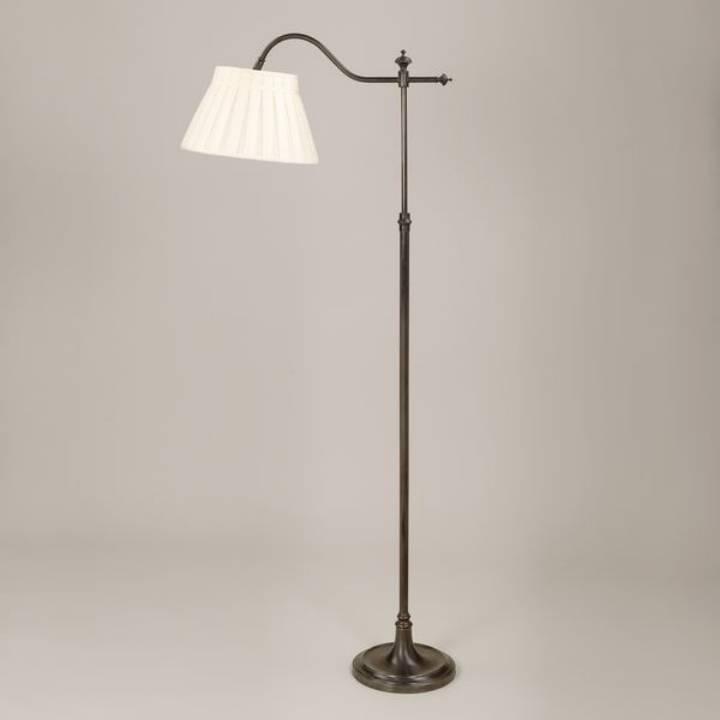 Picture of MELROSE ADJUSTABLE SWAN NECK FLOOR LAMP, BRONZE