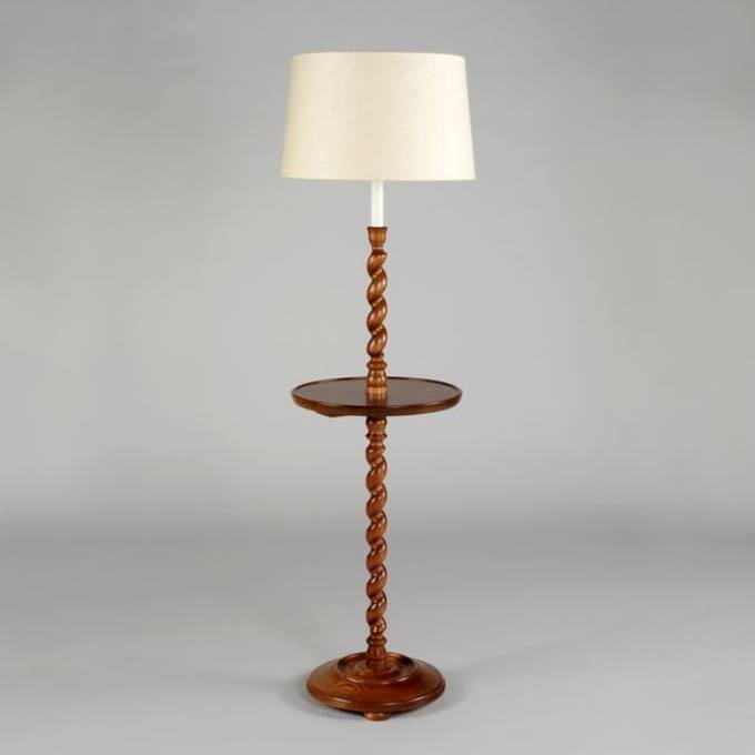 Picture of WANTAGE TWISTED WOOD FLOOR LAMP, OAK