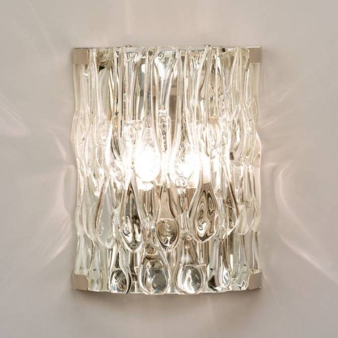 Picture of MORILLON GLASS WALL LIGHT, 2 LIGHTS