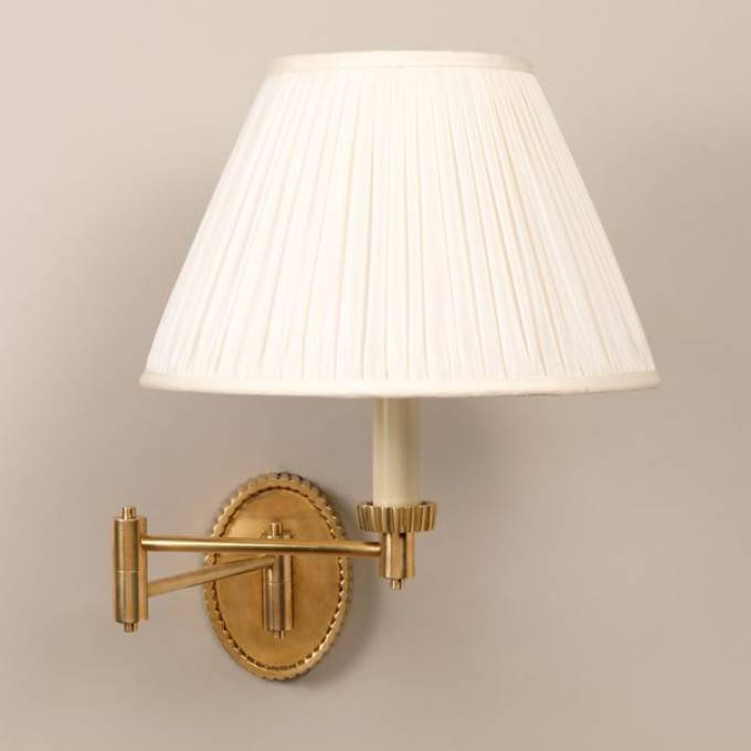 Picture of BURLINGTON SWING ARM WALL LIGHT, BRASS, 2 ARM