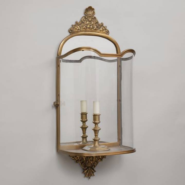 Picture of GEORGE I WALL LANTERN, BRASS, 1 LIGHT