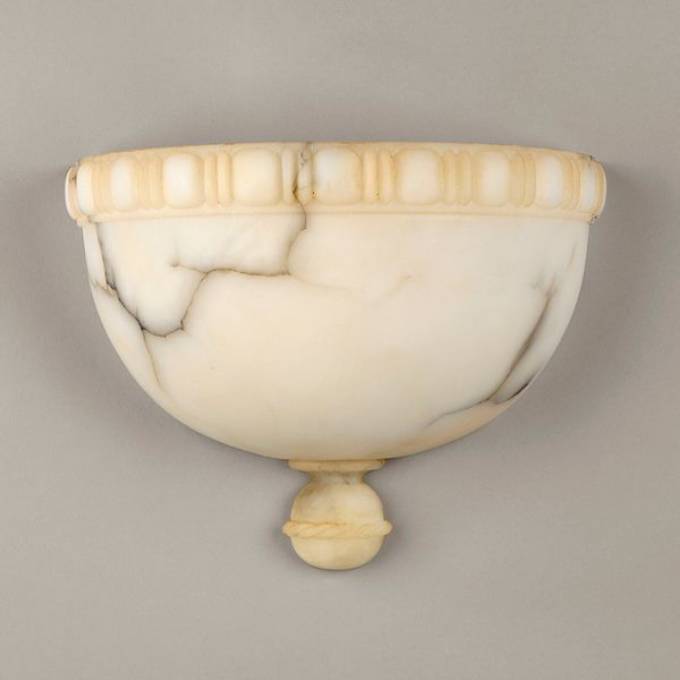 Picture of NEOCLASSICAL ALABASTER UPLIGHTER, 1 LIGHT