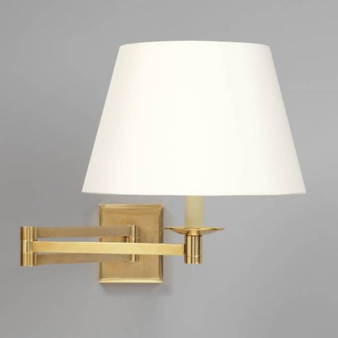 Picture of STIRLING SWING ARM WALL LIGHT, BRASS, 2-ARM