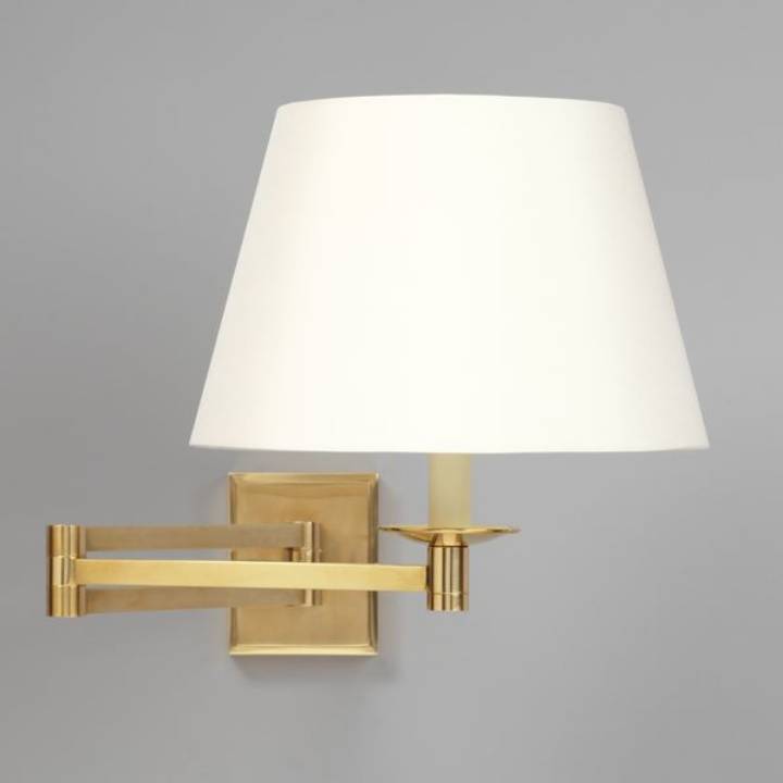 Picture of STIRLING SWING ARM WALL LIGHT, BRASS, 2-ARM