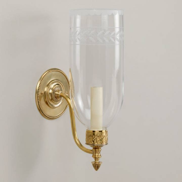 Picture of EARLY DUTCH SCONCE, BRASS, 2 ARM