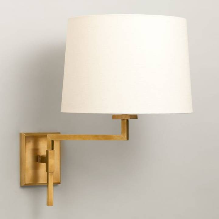 Picture of KNOX SWING ARM WALL LIGHT, BRASS, 1 ARM