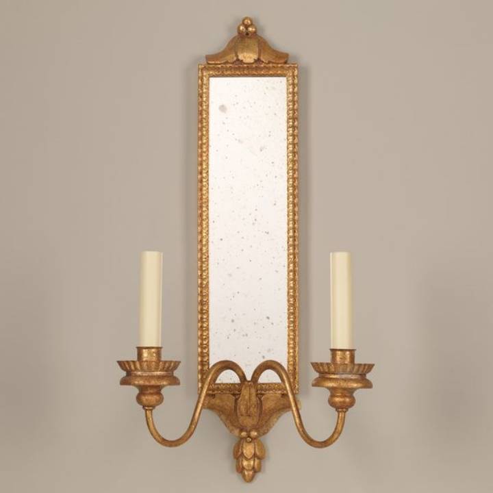 Picture of GRANVILLE WALL LIGHT, GILTWOOD, 2 ARM