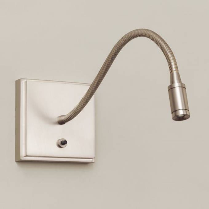 Picture of MALDEN READING LIGHT, STANDARD BACKPLATE, BRUSHED NICKEL