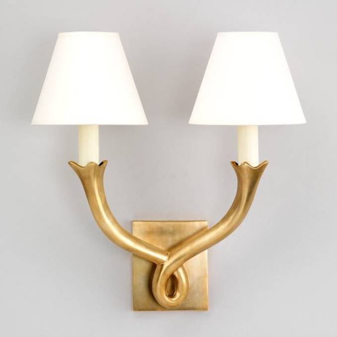 Picture of HOLT  WALL LIGHT, BRASS, 2 ARM