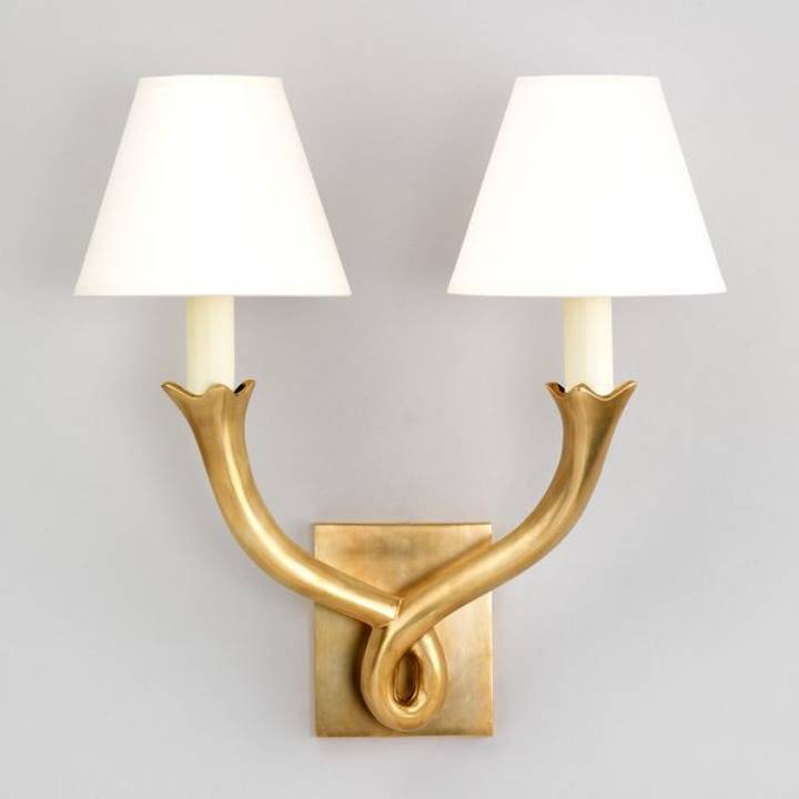 Picture of HOLT  WALL LIGHT, BRASS, 2 ARM