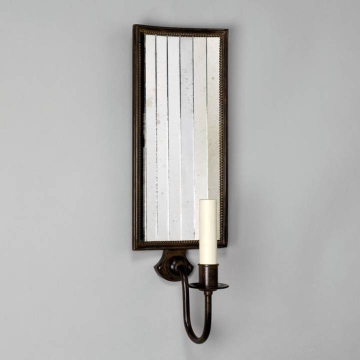 Picture of TOLE & MIRROR WALL LIGHT, TORTOISESHELL, 1 ARM