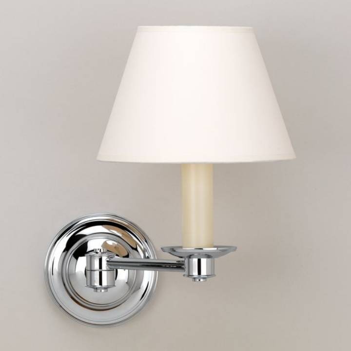 Picture of SUSSEX BATHROOM SWING ARM WALL LIGHT, CHROME, 1 ARM