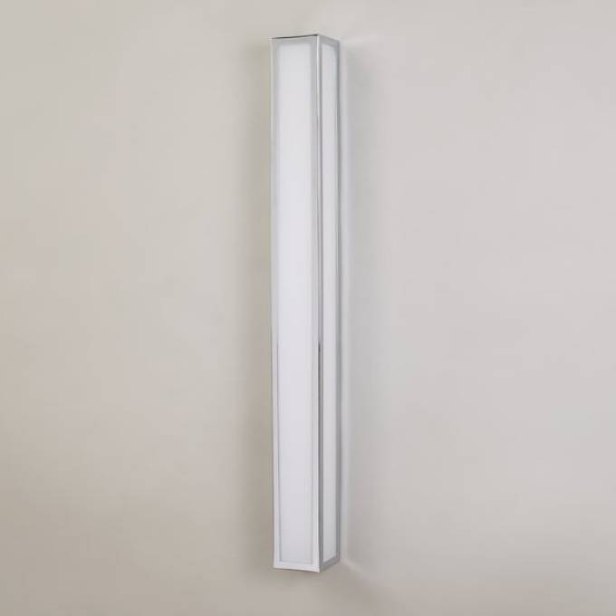 Picture of ASHFORD LED BATHROOM LIGHT, NICKEL.  INDOOR WET LOCATION.