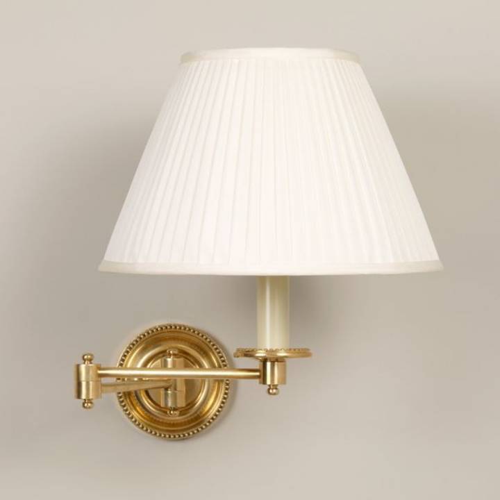 Picture of MILFORD SWING ARM WALL LIGHT, BRASS, 2 ARM