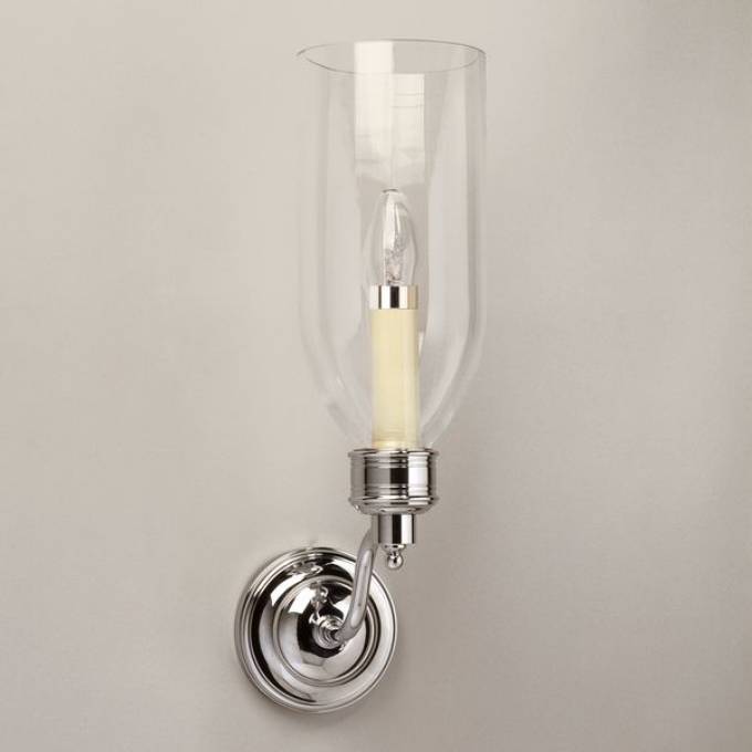 Picture of SEATON BATHROOM STORM WALL LIGHT, CHROME, 1 ARM