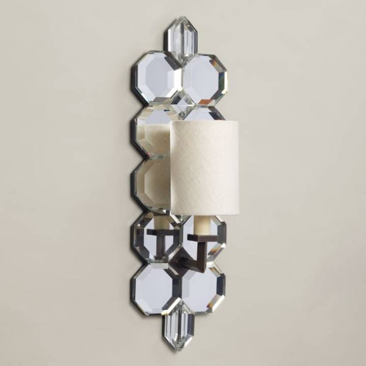 Picture of STANDISH MIRROR WALL LIGHT, BRONZE ARM