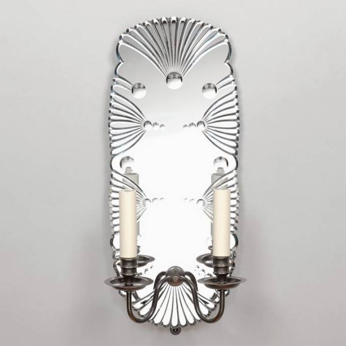 Picture of MONTACUTE MIRROR WALL LIGHT, BRONZE, 2 ARM