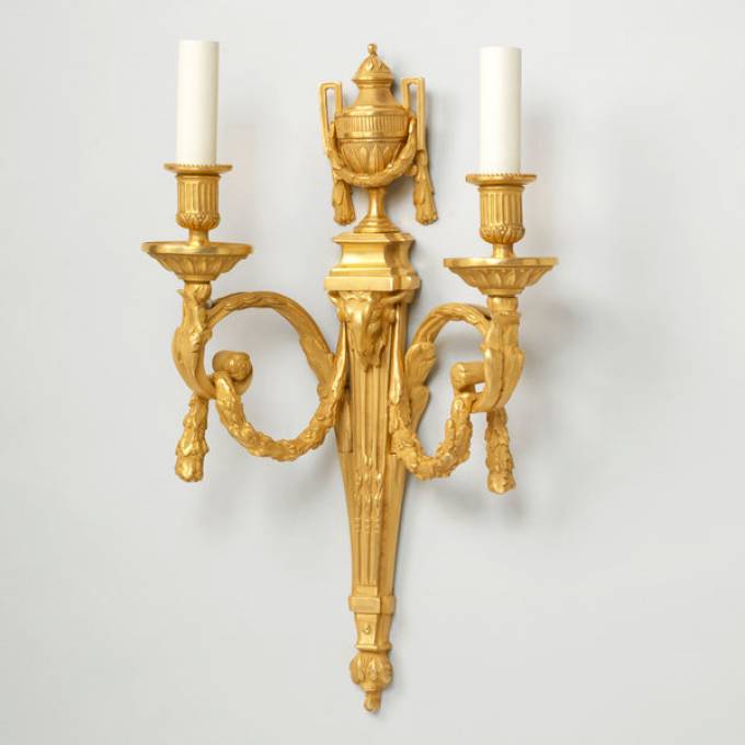 Picture of PARIS WALL LIGHT, GILT, 2 ARM