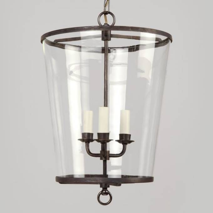 Picture of ZURICH LANTERN, SMALL, BRONZE, 3 LIGHTS