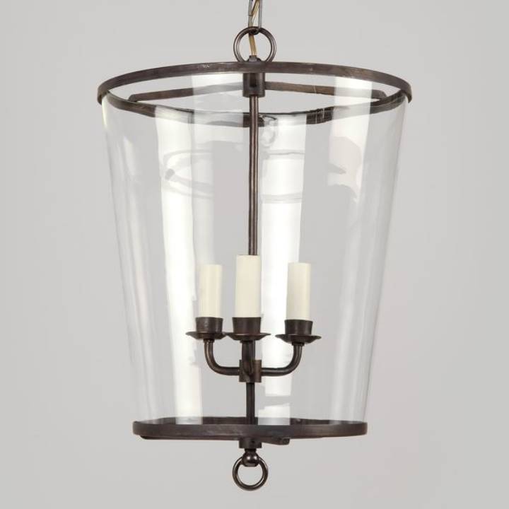 Picture of ZURICH LANTERN, SMALL, BRONZE, 3 LIGHTS