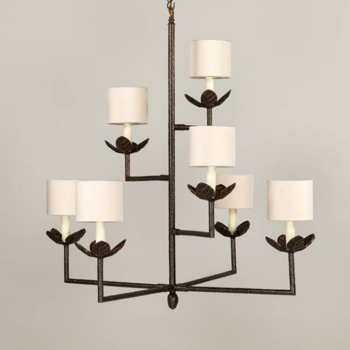 Picture of COLOMBIER CHANDELIER, BRONZE, 7 LIGHTS