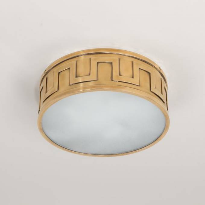 Picture of BLAKENEY LED FLUSH MOUNT, BRASS