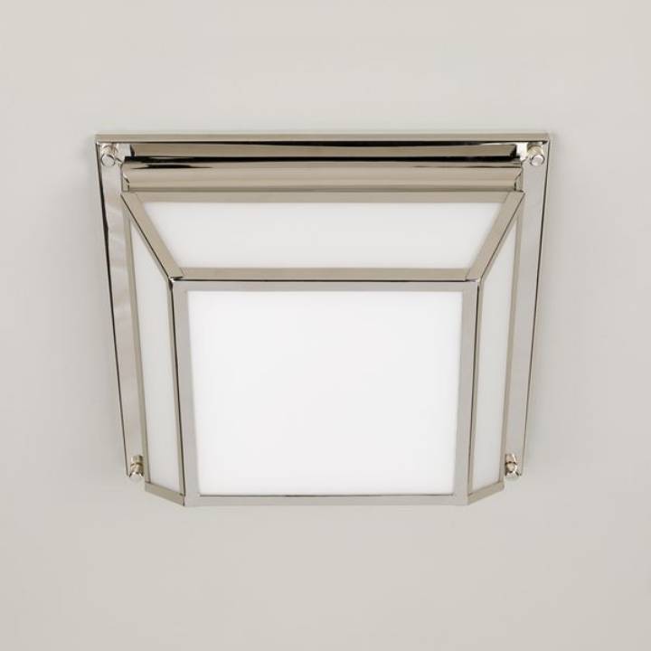 Picture of OAKLAND FLUSH MOUNT, NICKEL, 2 LIGHTS